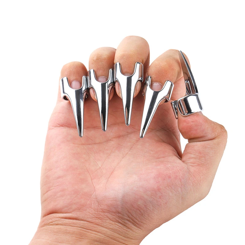 5Pcs o Single Metal Nails giocattolo del sesso per coppia BDSM massaggiatore flirt Partner gioco del sesso flirtare dita in metallo massaggio prurito