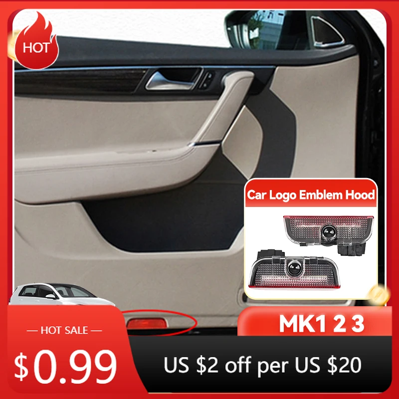 

Антенки, вытяжки, светодиодный автомобильный дверной проектор, призрачная тень, приветственный свет, аксессуары для VW Tiguan MK1 MK2 Scirocco MK3 Touran 5T1 A