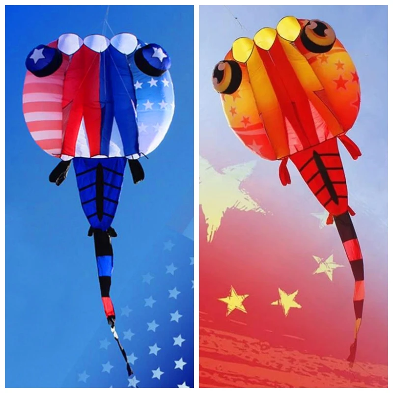 

free shipping large tadpole kite for adults soft kites outdoor toys Inflatable Show Kite Outdoor play toy sports Flying kite fun