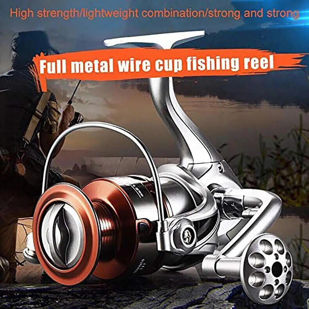 

YOUZI Fishing Spinning Reel 1000-7000 Max Drag 10kg 5.2:1 Gear Ratio Left Right Hand Interchangeable Spinning Reel