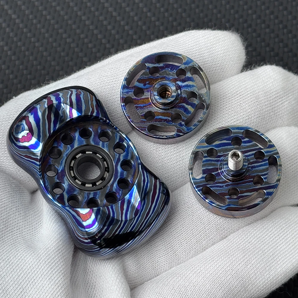 GrayScale EDC SOAP 2.0 Zircuti Fidget Spinner Limited To 10 Fidget Toys For Adults Two-Bladed Fidget Spinner