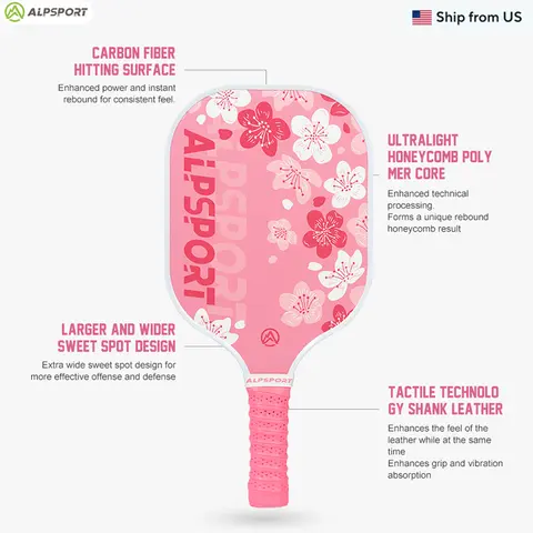 6 best sales kolfiber pickleball paddel - №5