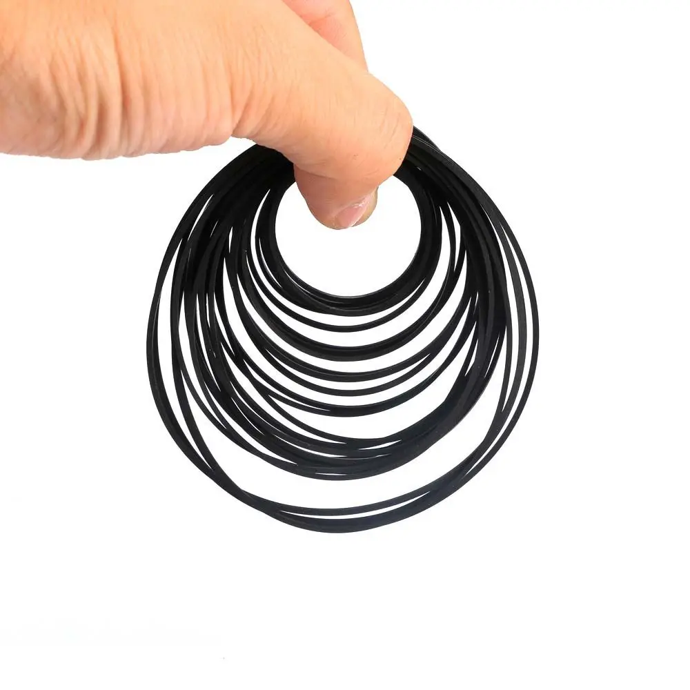 30PCs 3-8cm for Recorders Machine Radio Assorted Common Belt Cassette Tape Power Belt Machine Belt