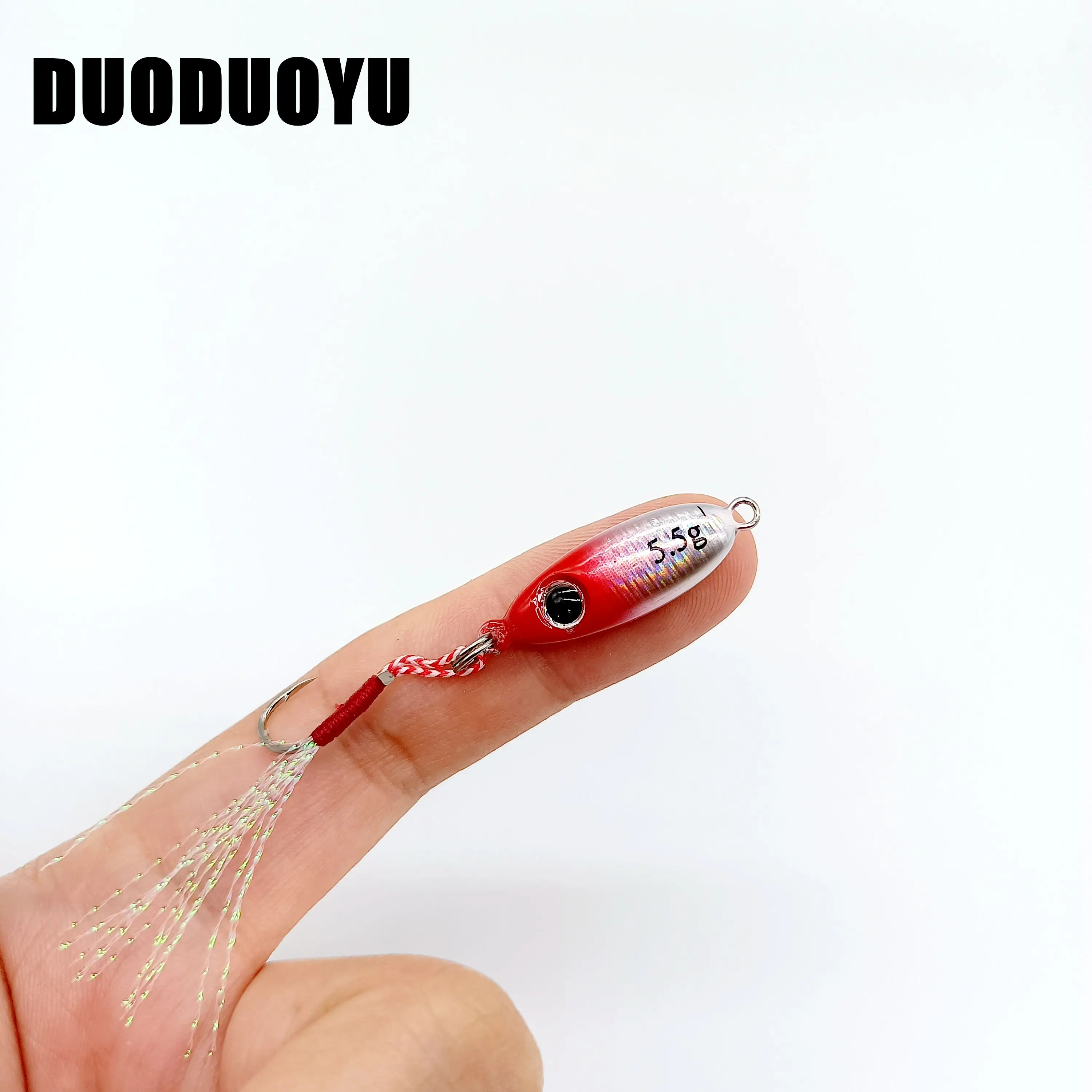 DUODUOYU 5 Stück/Box 5,5g/7,5g/10g/14g/17g/21g Mikro-Metall-Jig Angelköder Jigging-Löffel Künstlicher Köder Angelzubehör – Detail 1