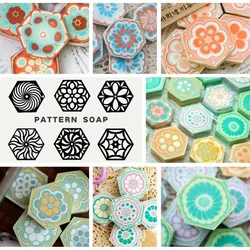 Kaleidoscope Handmade Aromatherapy Soap Flowers Flake Render Cold Making Essential Oil Soap Mold DIY Creative Modeling Soap Mold