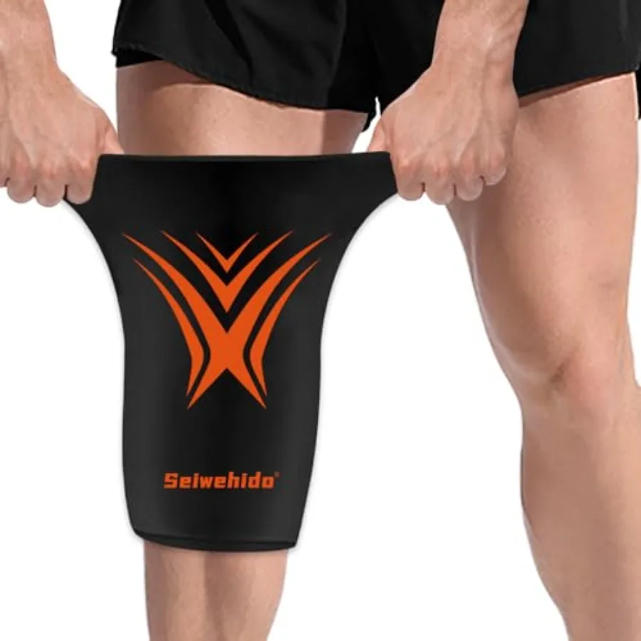 

Extended Knees Ice Pack for Injuries Freeze Compression Sleeve Reusable Gift Soft Gel Ice Wrap for Leg Swelling, Knee Replaceme