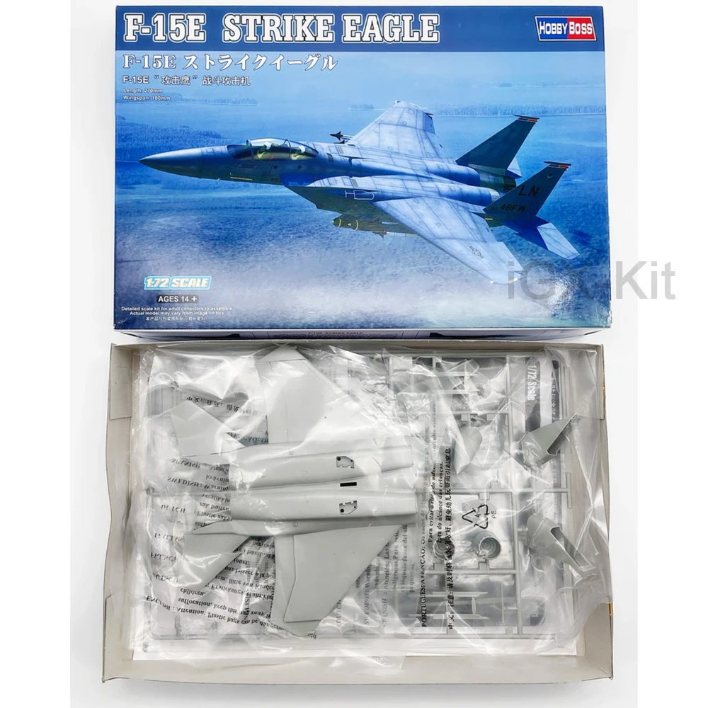 Hobbyboss 80271 1/72 Scale F15 F15E F-15E Strike Eagle Fighter Model Plastic Model Kit