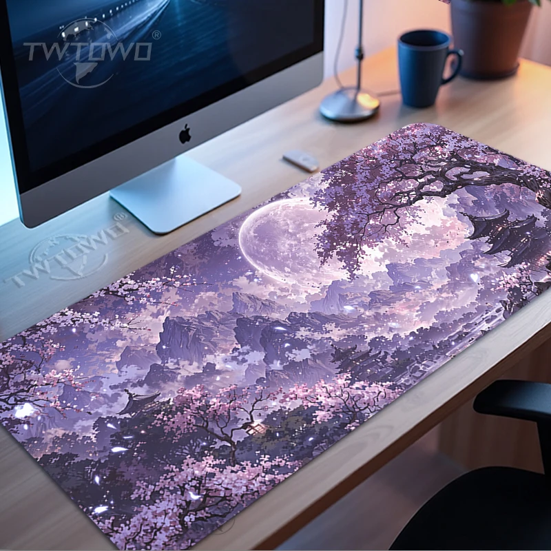 Mouse Pad Purple Forest Gaming XL New Computer Mousepad XXL Playmat Carpet Soft Office Computer Desktop Mouse Pad
