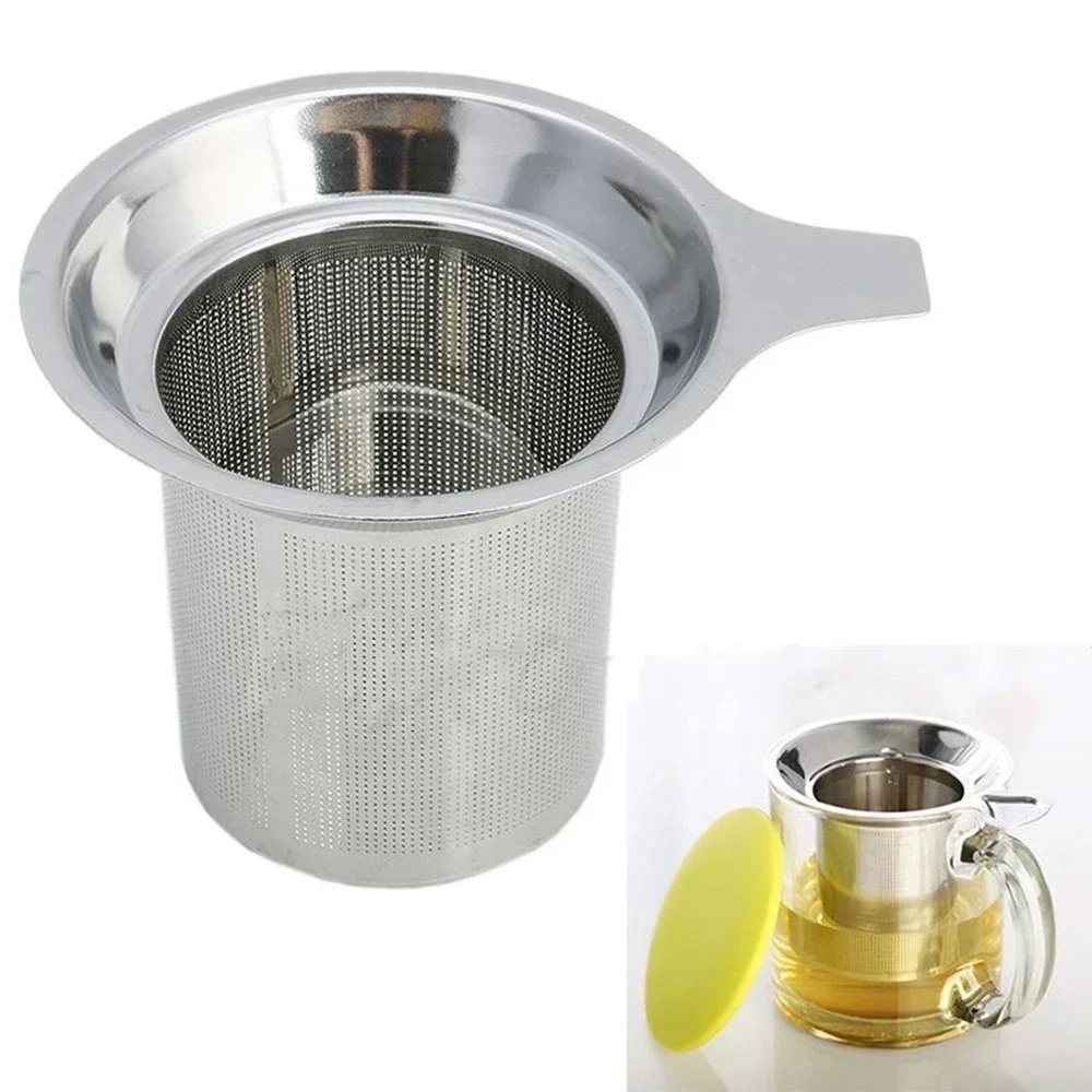 

Hot Reusable Loose Stainless Steel Infuser Leaf Filter Mesh Tea Strainer