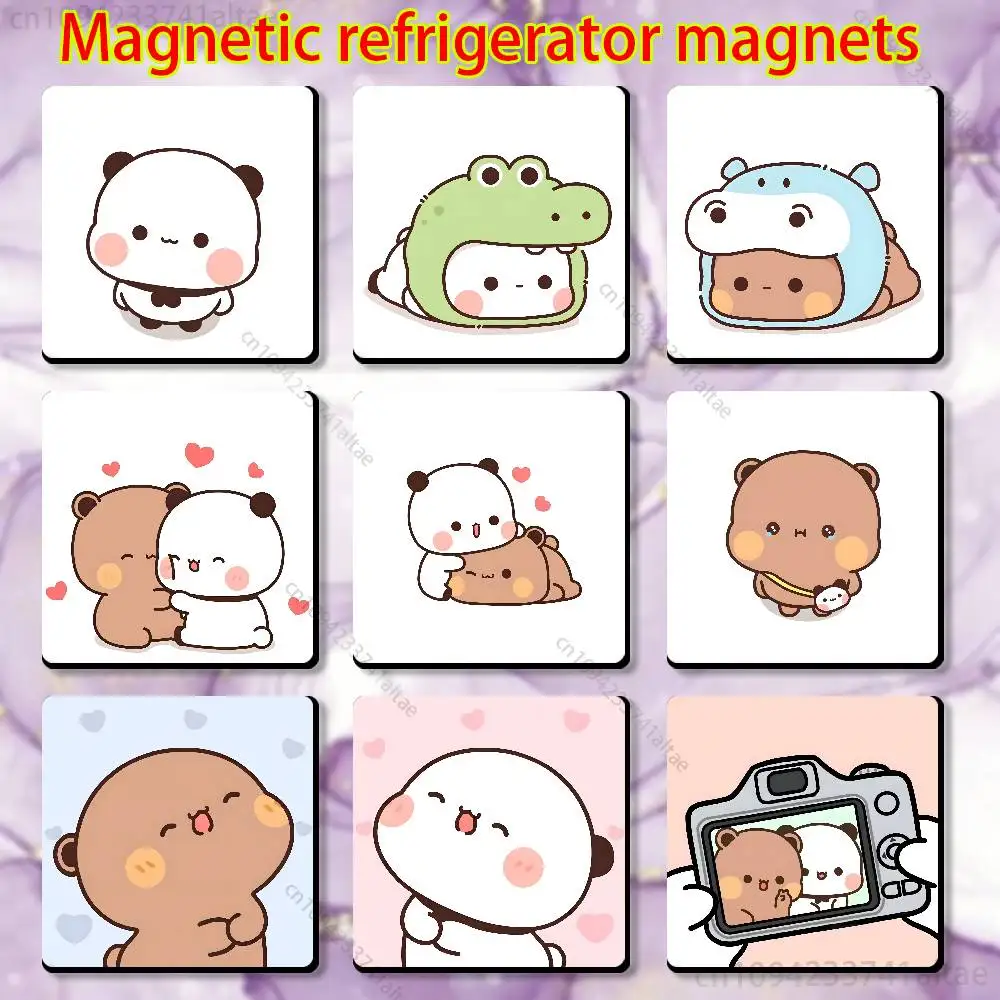 

Cute B-Bubu Dudu Sign Fridge Magnets - Creative Miniature DIY Magnetic Decorations for Home Accessories