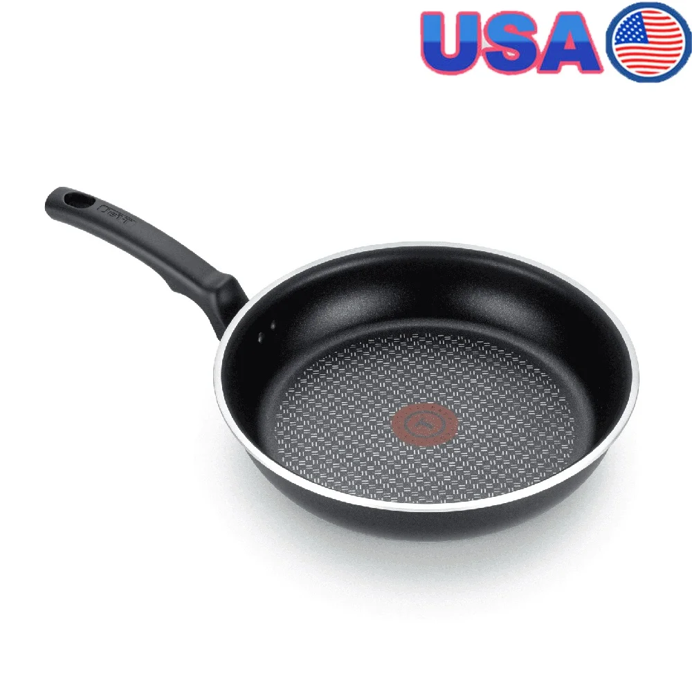 

Comfortable 12 Inch Nonstick Fry Pan with Ergonomic Handle Dishwasher Safe Oven Safe Heat Indicator Easy Cooking