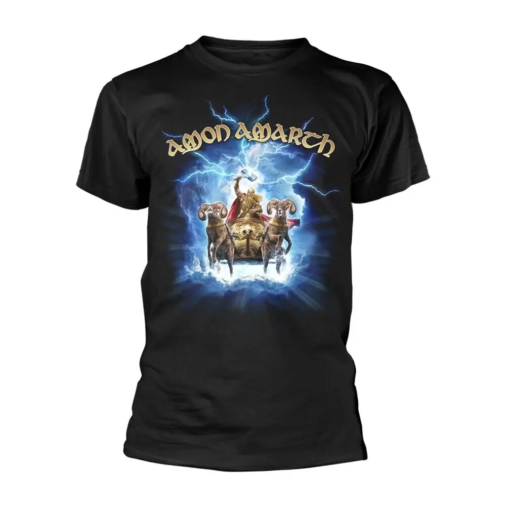 Amon Amarth Crack The Sky Black T Shirt Front Back Print X Large