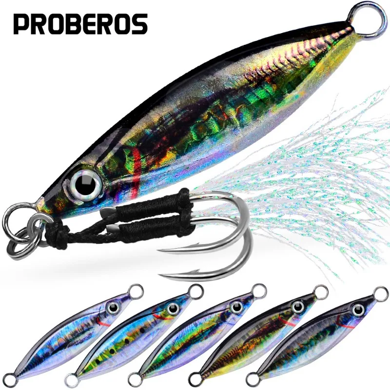 

PROBEROS 3pcs Fast Spoon Jig Fishing Lure 7/10/14/18/30g Sinking Metal Fishing Lure For Freshwater And Saltwater Outdoor fishing