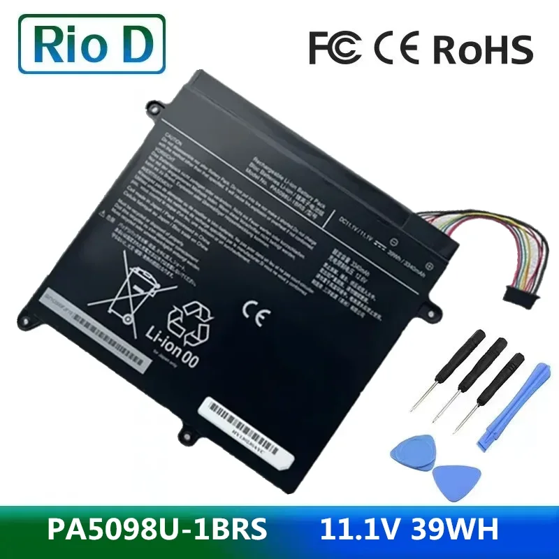 PA5098U-1BRS 11.1V 39WH Laptop Battery For Toshiba Z10T-A1102l Z10T-A203 Z10T-WT310 UP000574220 PA5098U