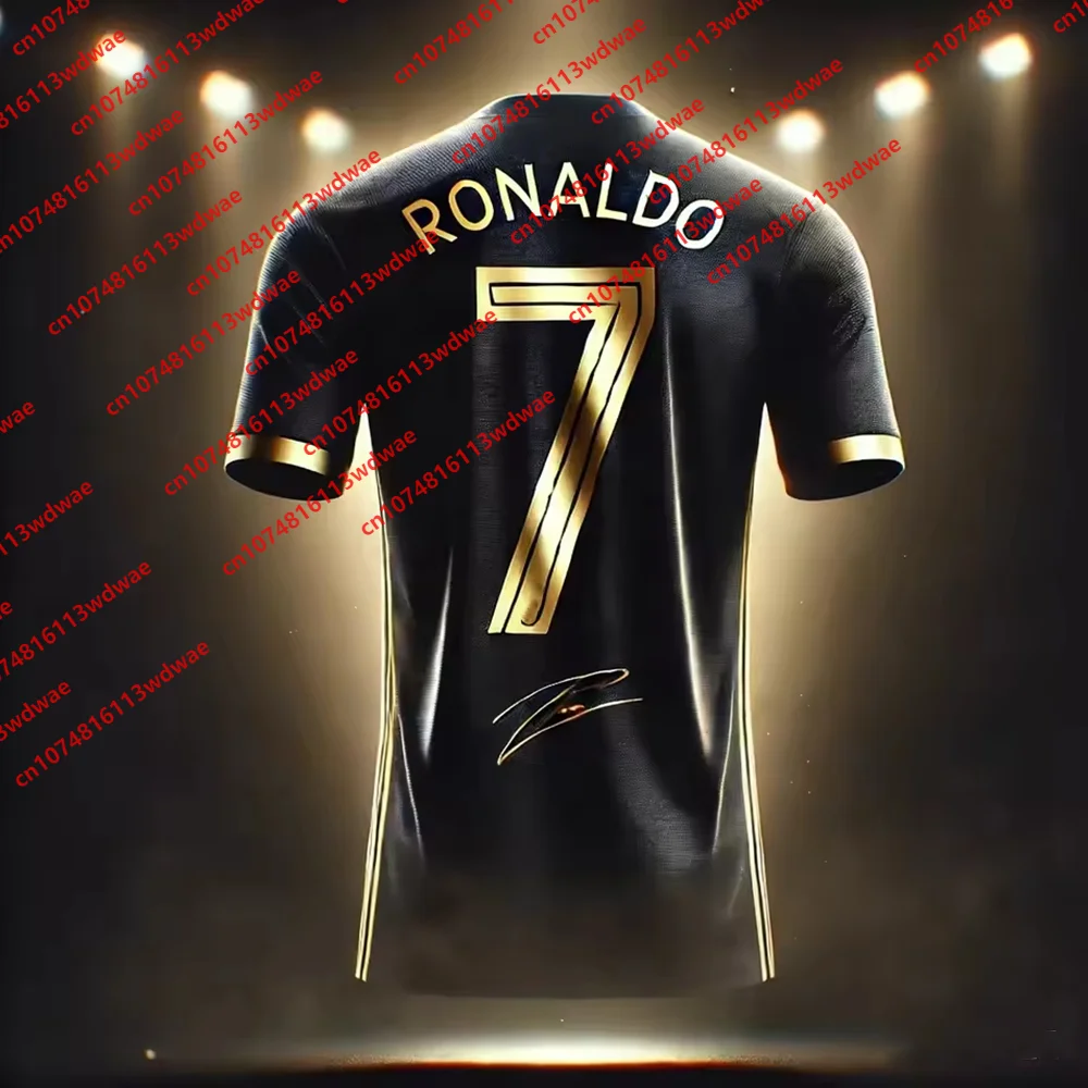 Commemorative Edition Cristiano Ronaldo Football Fan Lightweight Breathable Applicable Football Matches Kid T-shirt Tracksuit
