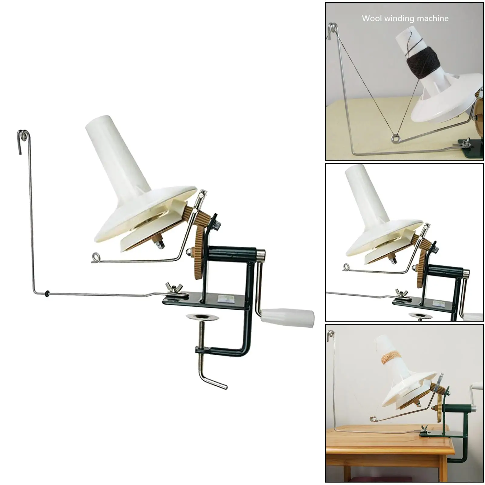 Hand Operated Yarn Winder Holder Sewing Tool, Manual Yarn Ball Winder