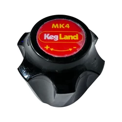KegLand Replacement Black Plastic Knob for MK4 Regulator Beer Home Brewing