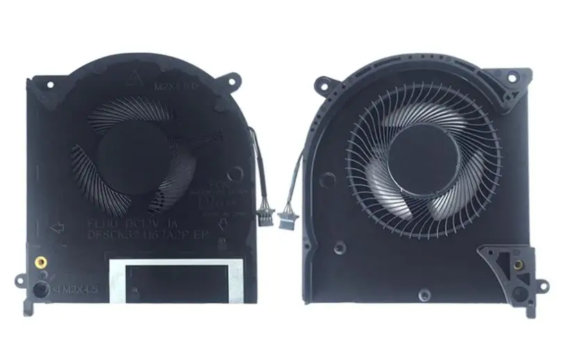 Imagem -02 - Ventilador de Refrigeração da Cpu para Dell Alienware M15 r2 N18e X9frw 0x9frw dc 12v 1.0a Dfsck324162a2p Flhu Dfs2013121h0t 5v 0.5aflht Novo