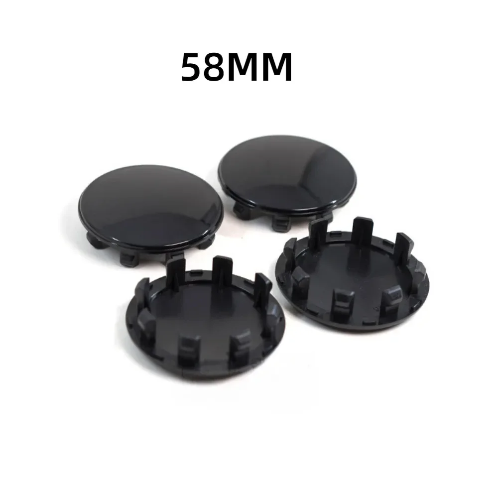 

4pcs ABS 58mm Blank Car Wheel Center Hub Caps fit for 56mm Badge Emblem Logo Car Stickers Rim Hubcaps Cover Styling Accessories