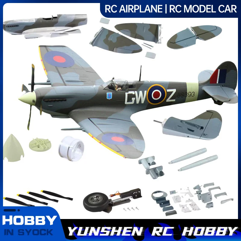 Freewing Flightline 1600mm Spitfire Accessories Body Main Wings Vertical Tail Propeller Paddle Cover Landing Gear Flat Tail