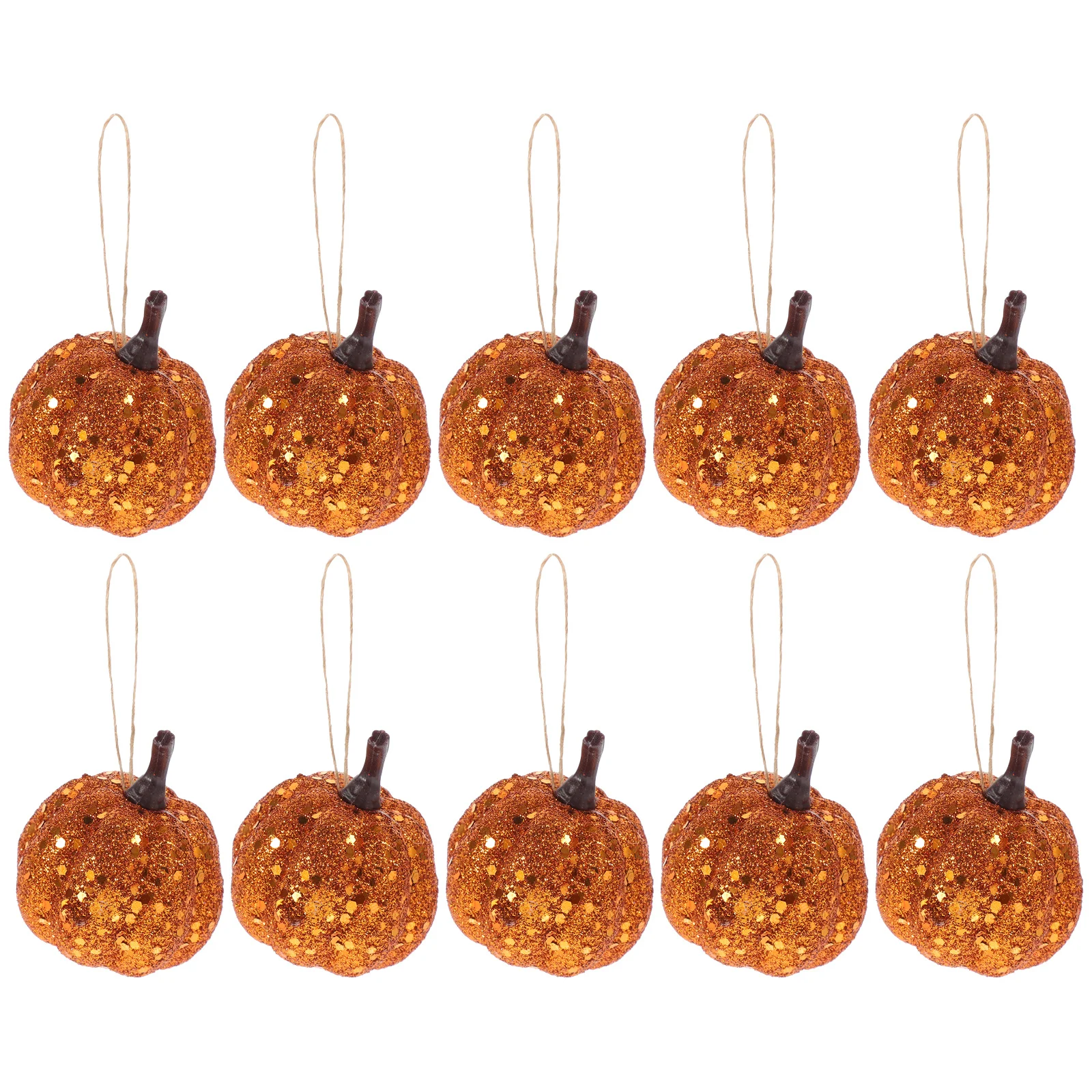 

10Pcs Artificial Pumpkin Decorations Foam Fall Harvest Ornaments Halloween Centerpieces Miniature Decorative Pumpkins for Table