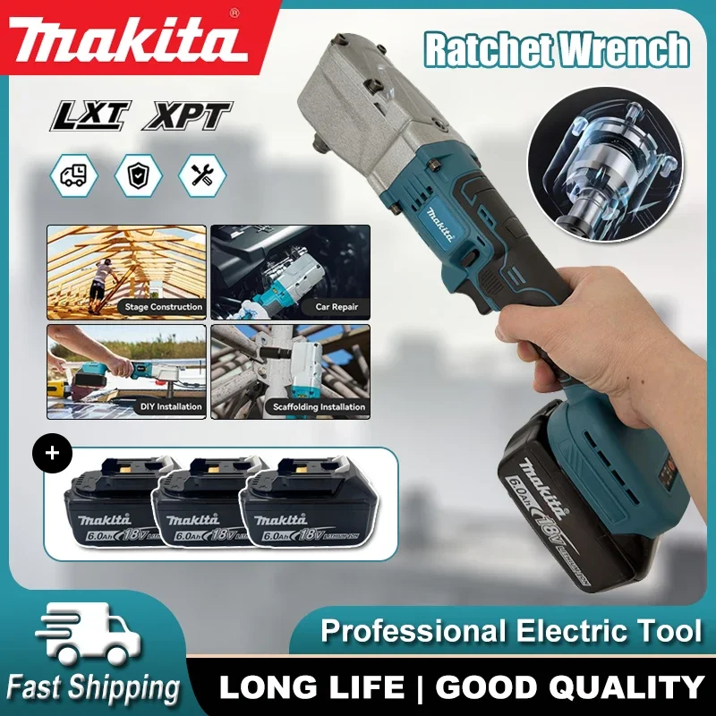

Бесщеточный гайковерт Makita 1200 Нм, электрический аккумуляторный драйвер 1/2 дюйма для снятия винтов и гаек, инструменты для ремонта автомобилей