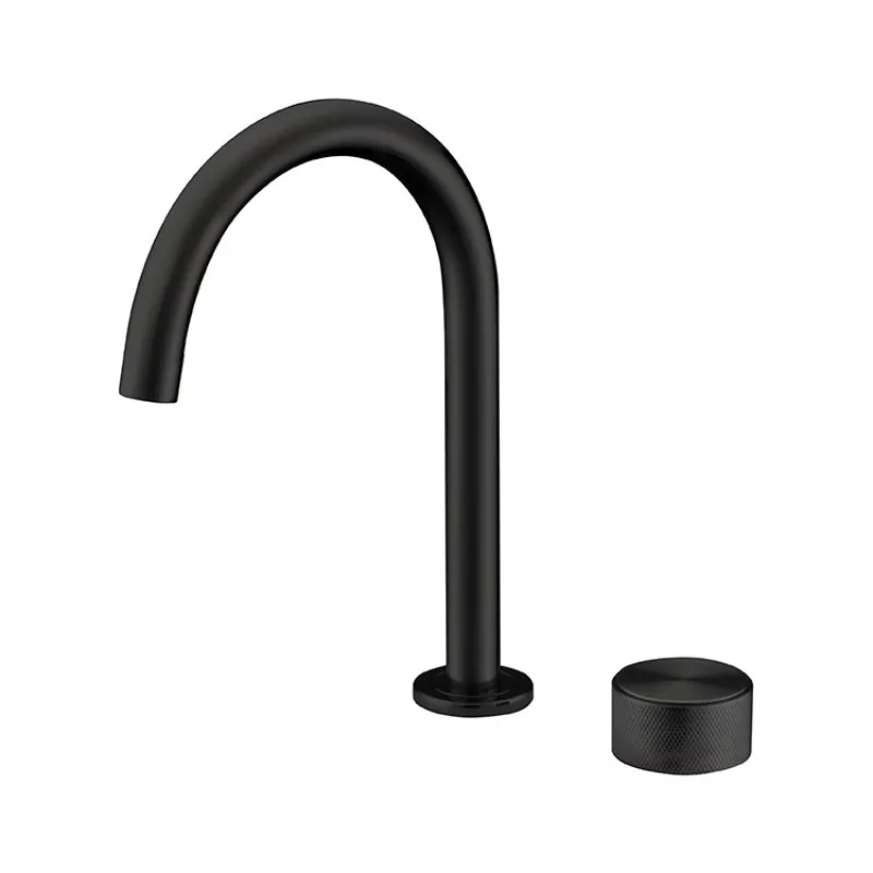 Minimalist Design Brass Gun Gray Kitch Faucet Deck Mounted kitchen Sink Faucet 2 Hole Split Type Hot Cold Water Tap Kitch Faucet