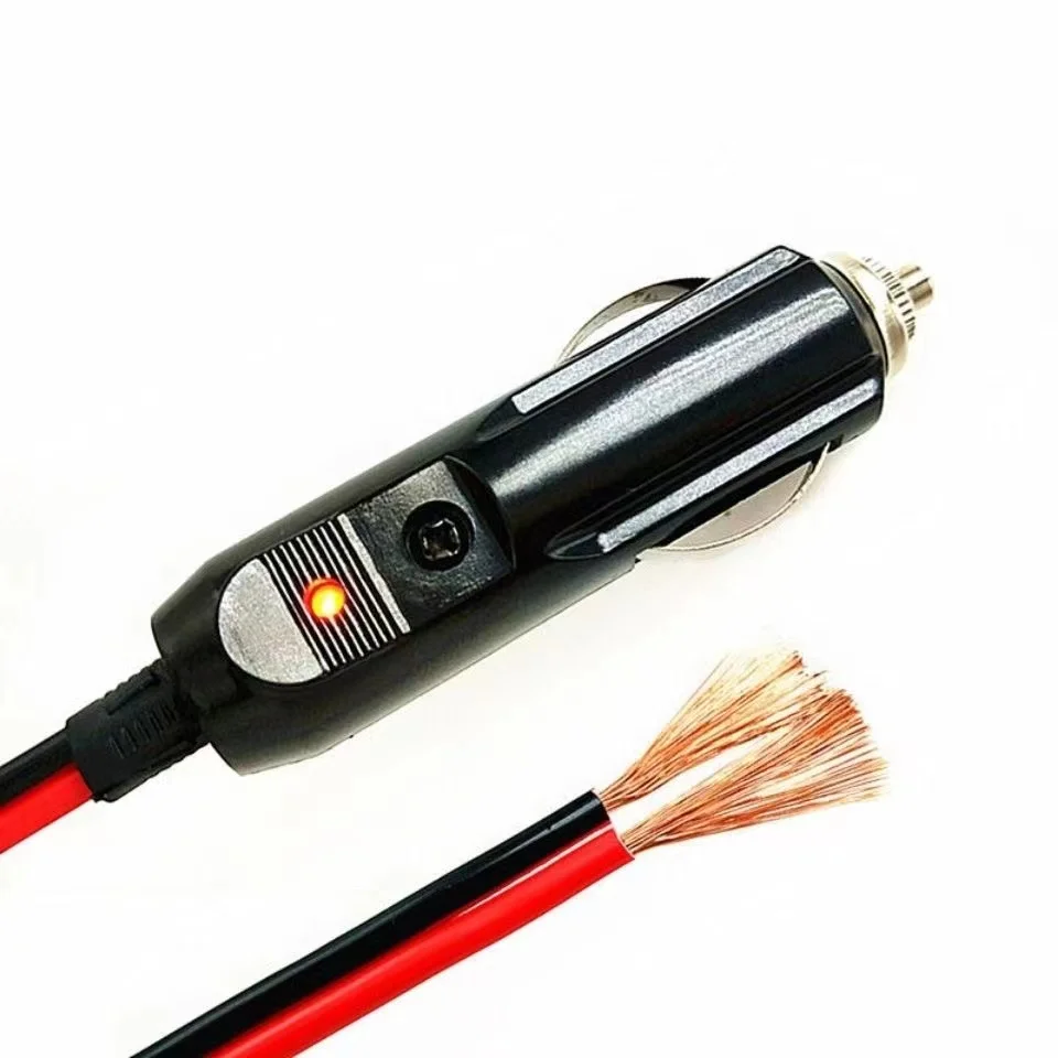 Car Cigarette Lighter Plug Insurance High-power Air Pump Power Extension Cable Conversion Bakelite High Temperature Resistance