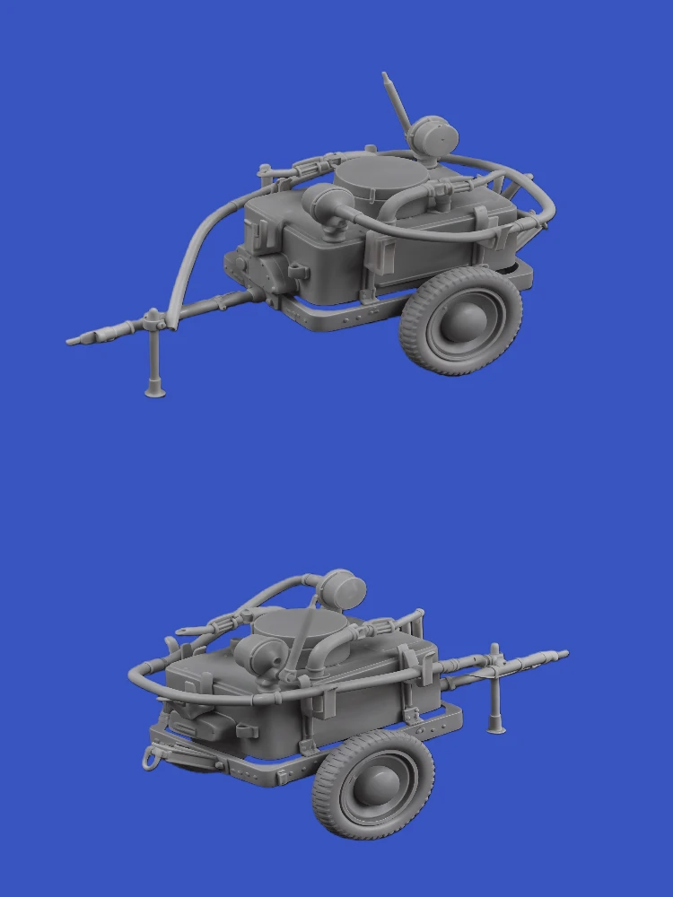 

1: 35 Die Casting Resin Model Assembly Kit, GK, Resin Refueling Machine Prop, Unpainted, Needs To Be Assembled