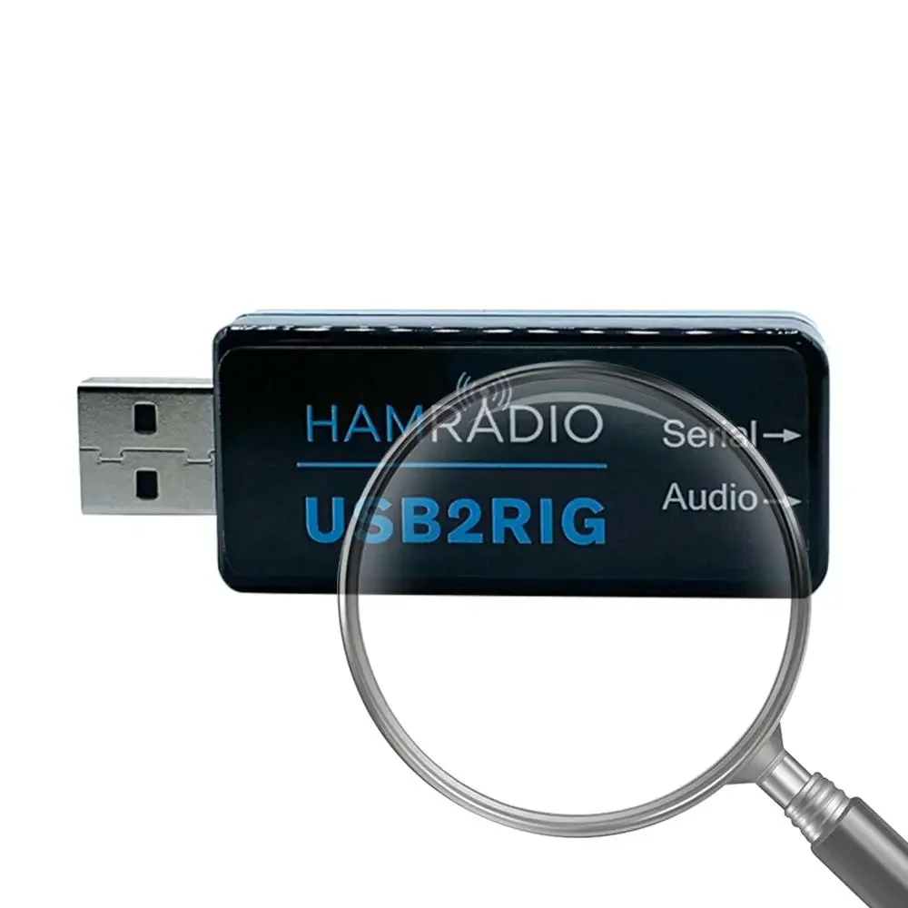 USB2RIG راديو محول الصوت دعم PTT مع التحكم VOX USB كارت الصوت موصل محول TTL/232 مستوى ل كينوود YAESU ICOM #2