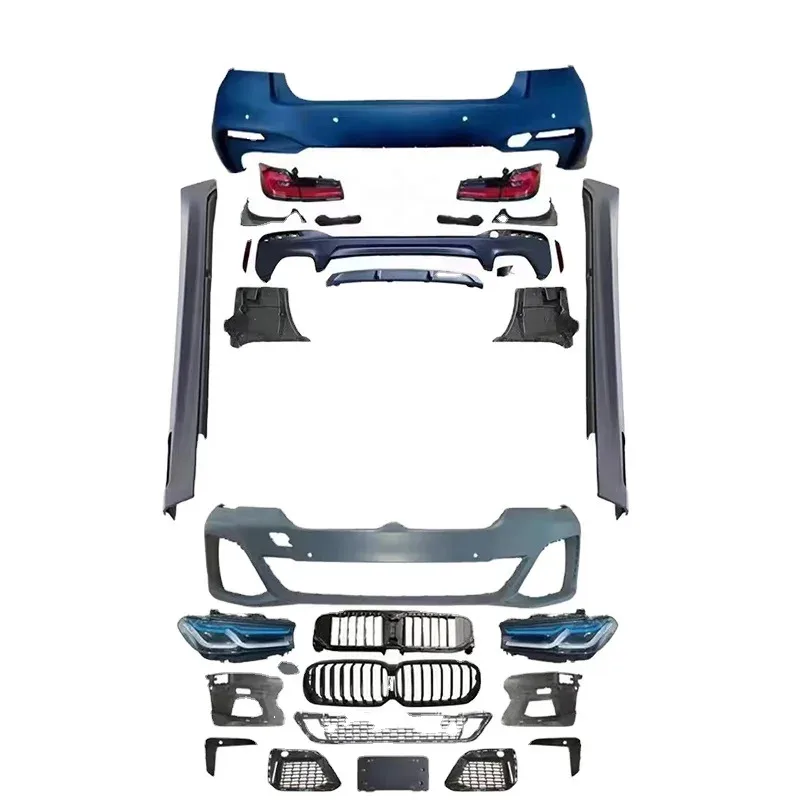 

PP Plastic G30 PRE 2018-2021 Upgr LCI MT M Tech Facelifts Bodykit Car Bumpers For 5 Series G30 G38 Body K