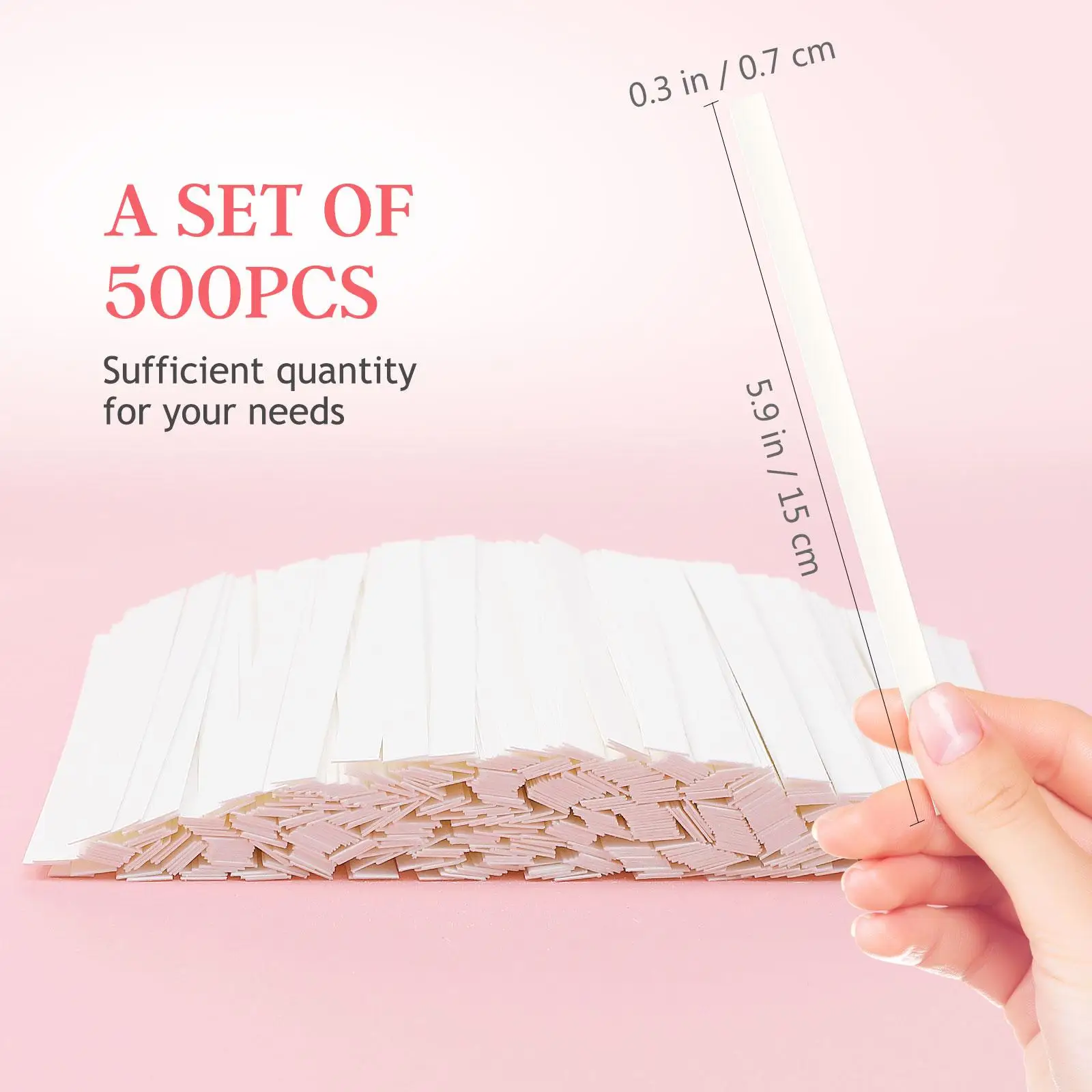 500pcs Perfume Tester Paper Strips Essential Oil Scented Sticks for Aromatherapy Fragrance Testing DisposableTesterStrips Kit