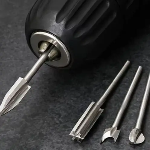 

11pcs 1/8inch Shank Wood Carving Drill Bits For DIY Drilling Rotary Woodworking Carving Tools Accessories