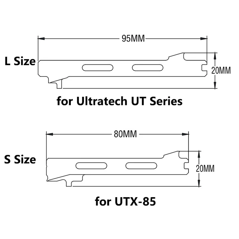 3pcs Stainless Steel OTF Disassembled Slider Knife Spring Switch DIY Make Accessories for Microtech UTX-85 Ultratech UT Series