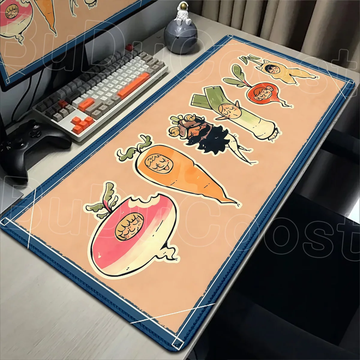 HD Printing Office Desktop Carpet New Wallpaper Delicious in Dungeon Mousepad Large Washable Notebook Anime Keyboard Mat 90x40cm