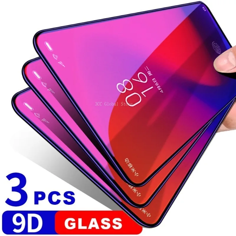 9D Tempered Glass for Xiaomi mi 9 SE 9T Pro CC9 CC9e  Screen Protector For Xiaomi Redmi Note 7 K20 Note 6 Pro Protective Glass