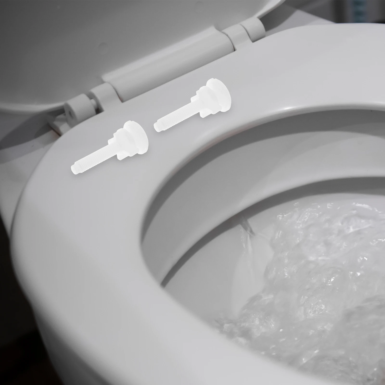 

4pcs Toilet Seat Cover Fixing Screw Durable Smooth Hardware Replacement For Toilet Lid Screws Bidet Seat Mounting Bracket