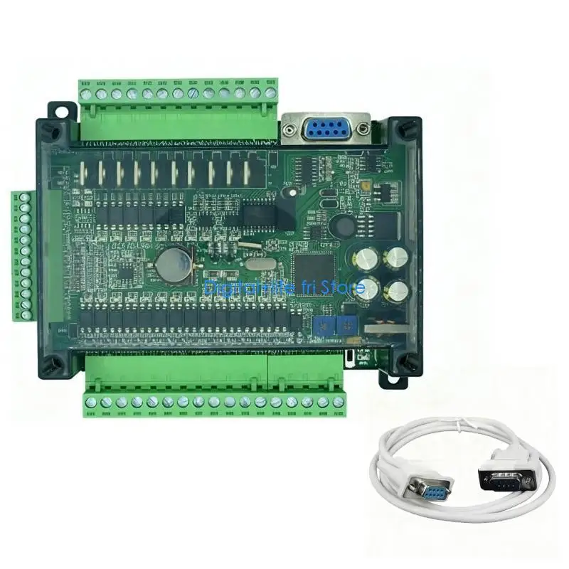 

E06D Automation PLC Board FX3U 24MT 14 Input 10 Transistors Output 100K Frequency Ladder Logics DC24V Application