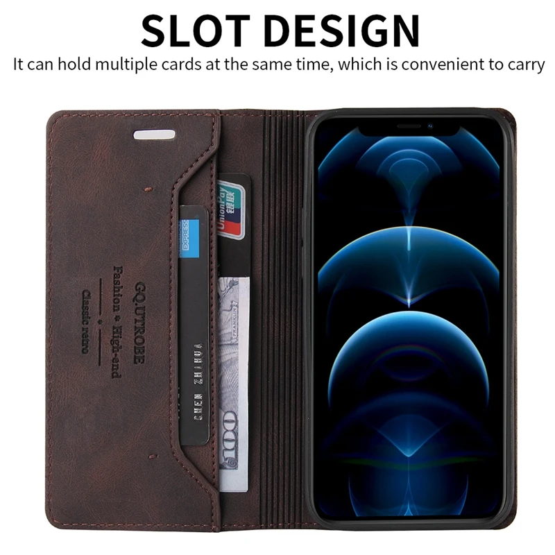 Anti-theft Leather Flip Wallet Case For Xiaomi Redmi 12C 11A 10C 9A 9C 9T 8 7A Note 12 12 5G 12 Pro 11S 11 Pro 5G 10 Pro 10 5G