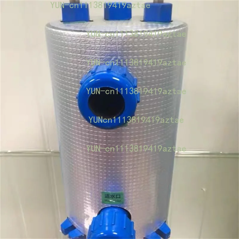 1/2/3 Tube Evaporator Seafood Pond Aquaculture Refrigeration Titanium Heat Exchanger