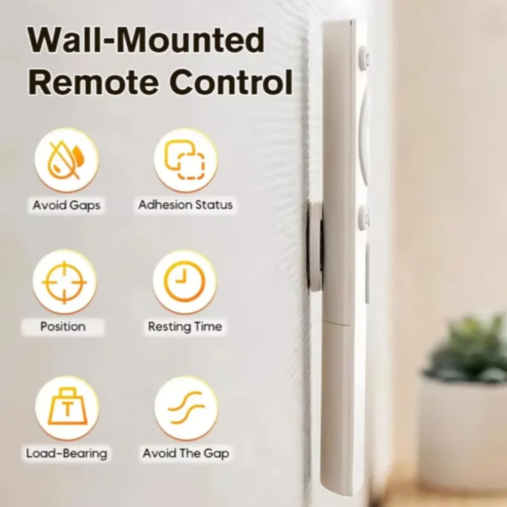 Remote Control Magnetic Holders Remote Control Wall Holder Adhesive Remote Control Holder Home Appliance Remote Holder Organizer