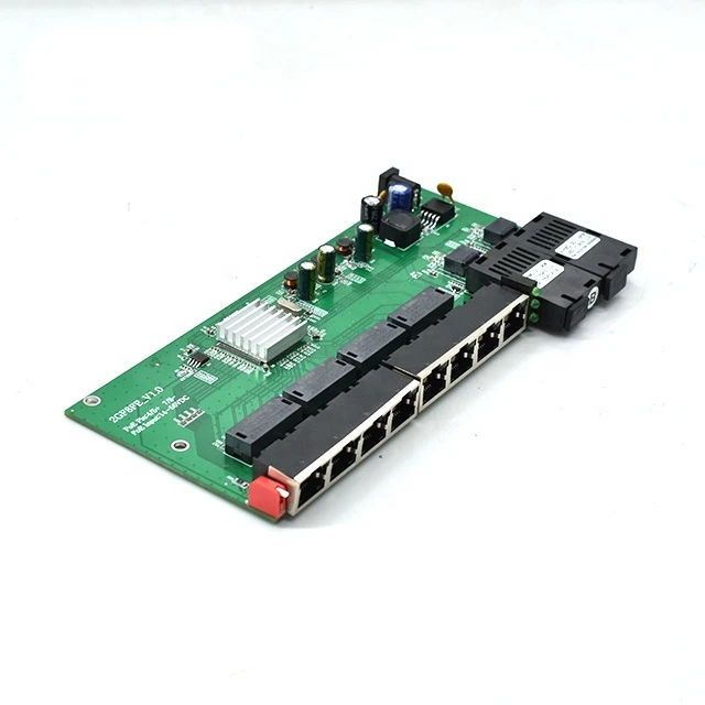 

POE Reverse Gigabit Fiber Switch, Passive, PCB, 100M, 8 Ports, PCB