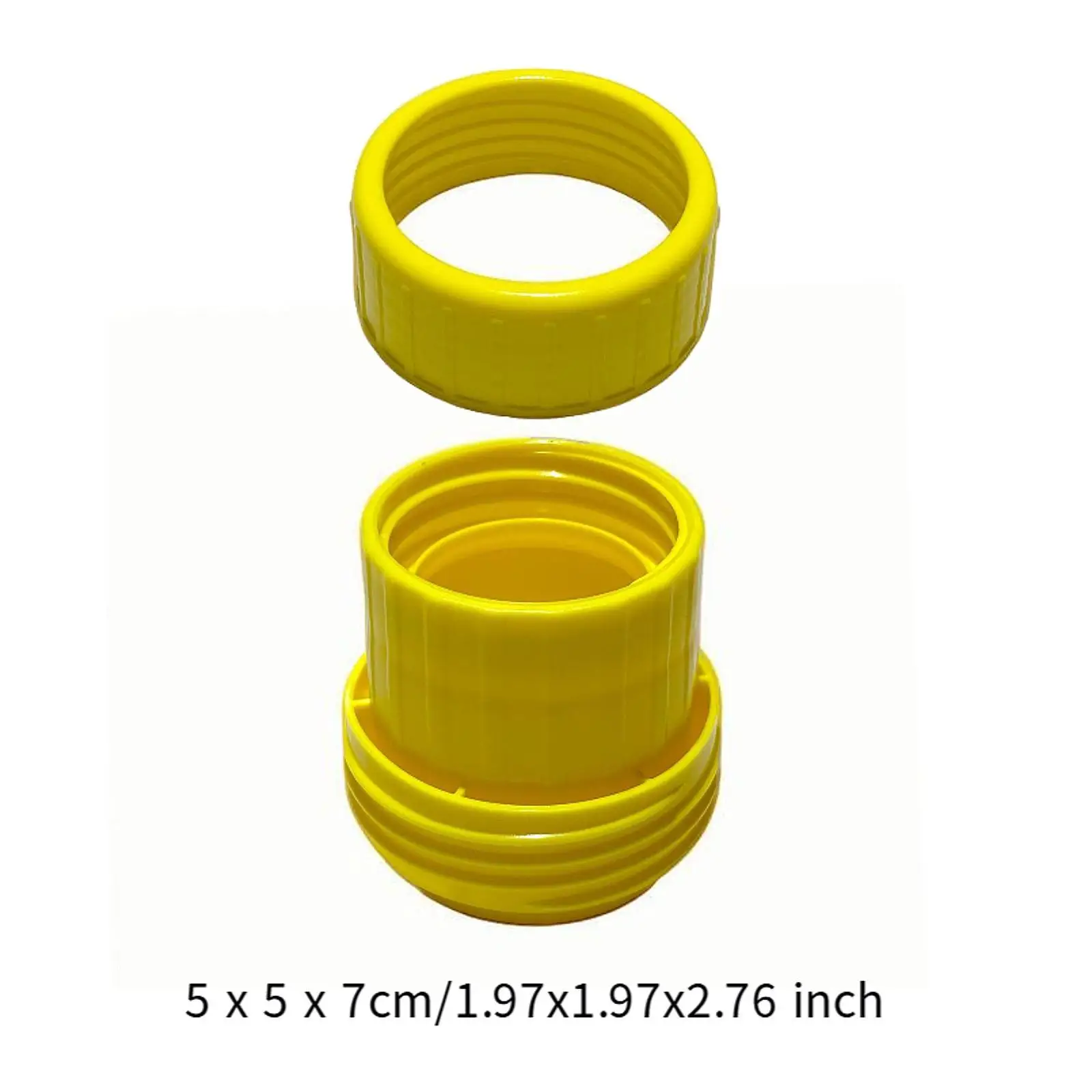 Leakproof Sauce Squeeze Fastening Rings ABS Upper Lower Replacement for Honey Salad Dressing Dispensers