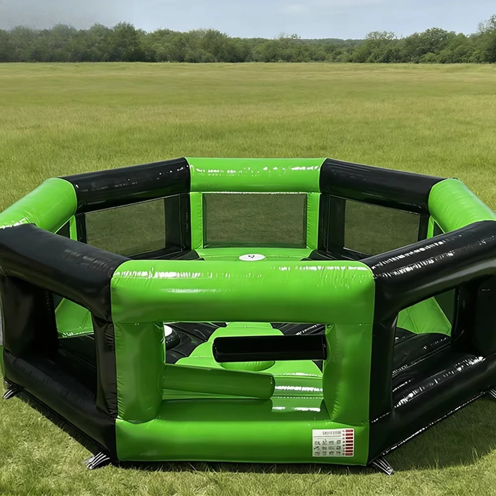 Inflatable Interactive Spinning Machine, 360° Rotating Challenge Arena, Durable Outdoor Game for Events and Team Building