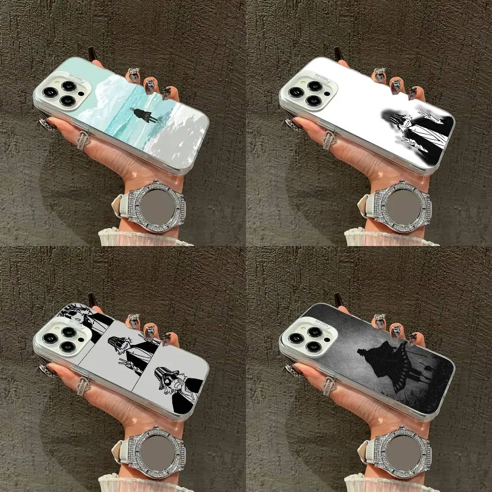 

B-Bleach K-Kisuke Urahara Phone Case For iPhone 16,15,14,13,12,11,Mini,Pro,E,XS,SE4,MAX White Candy Matte Cover