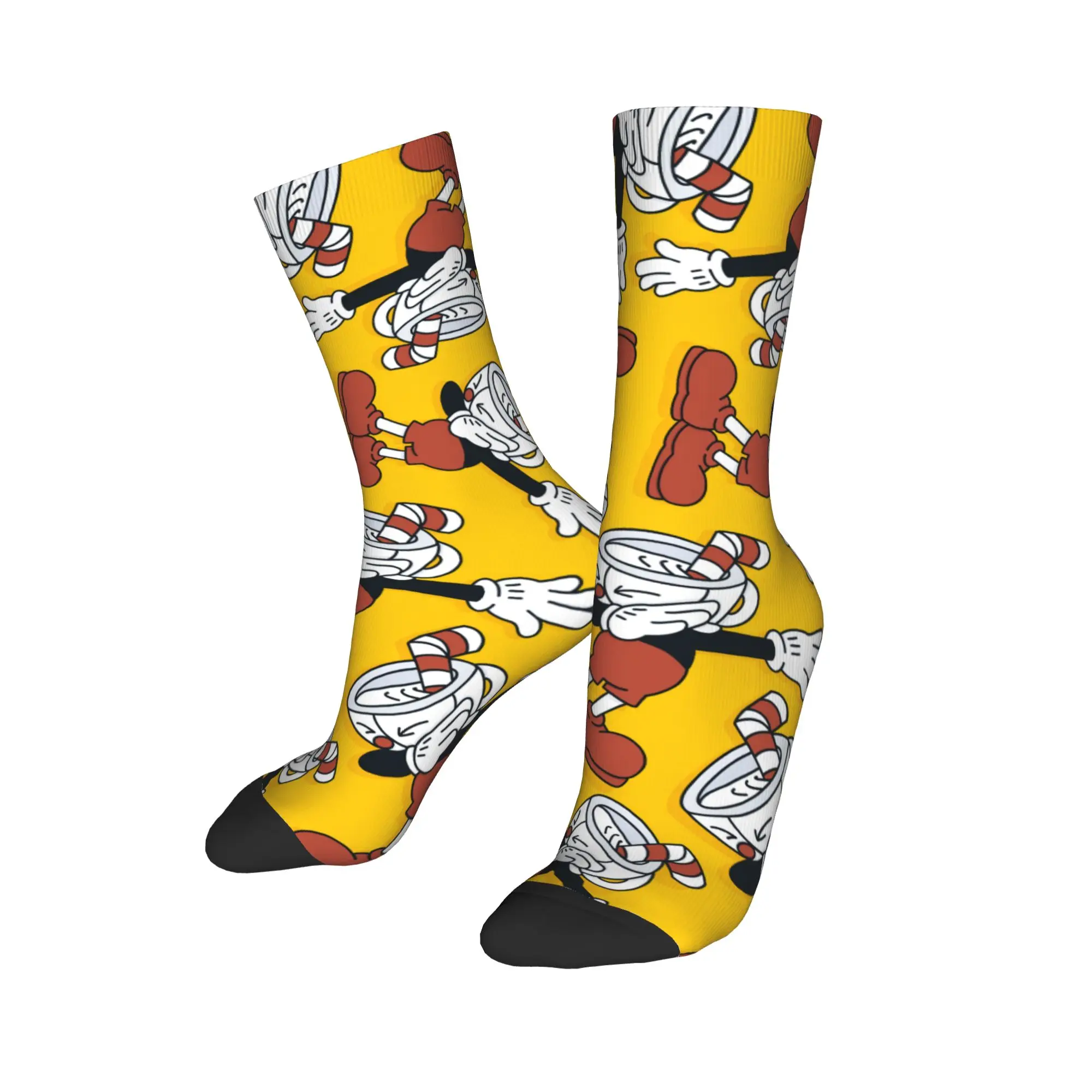 Game C-Cuphead Socks for Women Men Merch All Season  Warm Long Socks Breathable