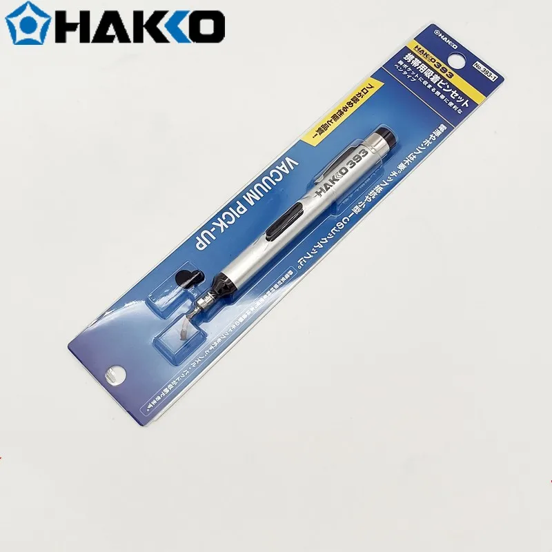 

Hakko 393-1 Vacuum Pump Pen Original with A1166 A1167 A1311 Suction Pad for Remove Mini SMT BGA IC Chip Suction Pen Picker Tool