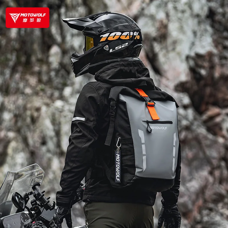 

Motorcycle Backpack Waterproof Motorcycle Travel Equipment Men's and Women's Storage Bag Sports Outdoor Mountaineering Bag