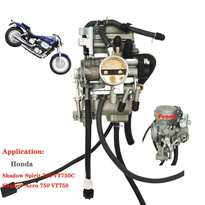 

For Honda Shadow Aero 750 VT750 Spirit 750 VT750C 2005-2009 Carburetor VT 750 16100-MFE-771 16100-MEG-000 Carburador Vergaser