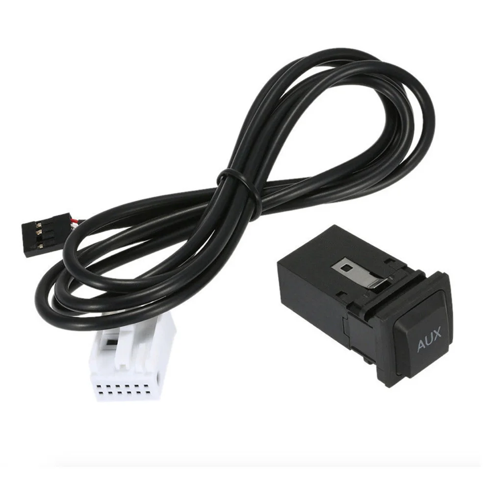 Dash Mounted Car Audio Adapter Cable for Golf RCD510 RNS315 RCD300 Quick Installation High Speed Data Transfer